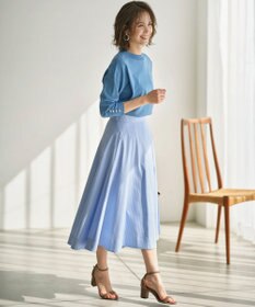 組曲 L 【WEB限定】コットンポリエステル リラクシーニット