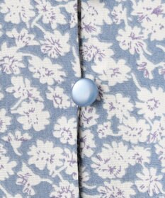 Feroux 【洗える】フラワープリントドロスト ワンピース