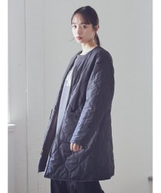 earth music&ecology ファー＆キルティングリバーシブルコート