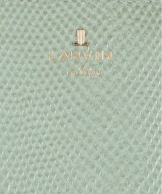 LANVIN en Bleu マゼンダ Lファスナー二つ折り財布