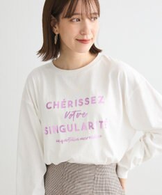 Green Parks 箔プリント長袖ロンＴＥＥ