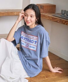 WEGO 【新色追加/ユニセックス着用アイテム/手洗い可/SMLサイズ展開】ピグメントグラフィックT（S）