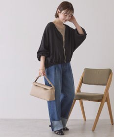 AMERICAN HOLIC Vネックドルマンブルゾン