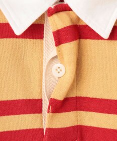 J.PRESS MEN ソフトタッチコットンマルチボーダー ラガーポロシャツ