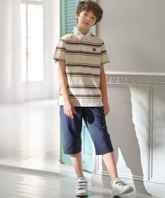 J.PRESS KIDS 【110-130cm】マルチボーダー 半袖ポロシャツ