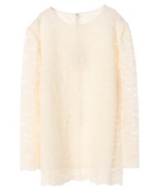 Green Parks ｅｆ－ｄｅ　レースクルーネックブラウス