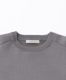 UNFILO MENS 【新色追加】スウェットライク クルーニット [24年秋冬商品]