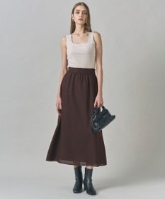 ICB 【洗える】【OUR WACOAL コラボ】カップイン スクエアネック タンクトップ