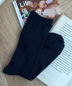 WEGO カラーリブソックス