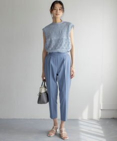 組曲 スーパーライトストレッチテーパード パンツ