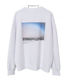 WEGO 【２点セット】アクセ付きフォトグラフィックプルオーバー