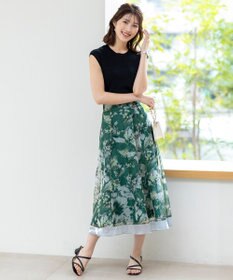 ANY SIS L 【洗える】レーシ－ディテールフレンチ ニット