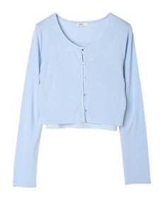 earth music&ecology ＳＥＴ２点カーディガン＋フラワーキャミ