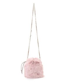 23区 【見上愛さん着用】フェイクファー チャーム バッグ