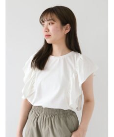 Green Parks ・ＳＵＧＡＲ　ＳＰＯＯＮ＜ＣＯＯＬ＞ラッフルスリーブＴＥＥ