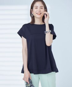 組曲 【WEB限定】コンシャスジャージー チュニックカットソー