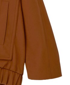 Green Parks ニットフード付きウーリーブルゾン