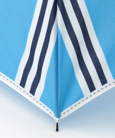 MOONBAT POLO RALPH LAUREN (ポロ ラルフローレン)折りたたみ傘 ワンポイント ストライプ 75デニール 日本製