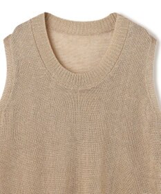 BEIGE， MORION / リネン レイヤードニット