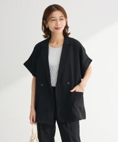 Green Parks 麻調フレンチスリーブジャケット