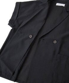 Green Parks 麻調フレンチスリーブジャケット