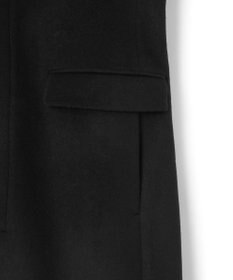 JOSEPH HOMME グロッシーウール 　チェスターコート　＜裏地：フォトコラージュプリント＞