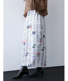 Green Parks ＥＧＯＩＳＴ　マガジンプリントスカート