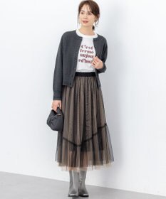 組曲 L 【加藤ローサさん着用】プリントロング Tシャツ