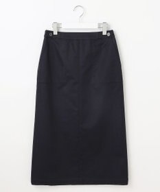 J.PRESS LADIES L 【洗える】シャンブレーサテン ナロー スカート