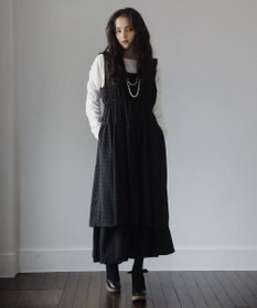 Green Parks ■ＥＳＣＡＲ　リボンｐｔフリルネックワンピース