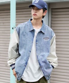 WEGO 【ユニセックス着用ITEM/MLサイズ展開】デニムスタジャン