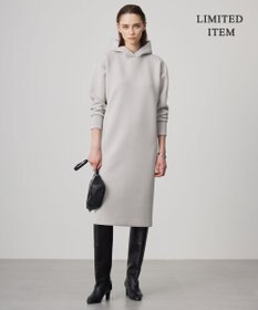 ICB 【WEB限定・洗える】ソフトダンボール フーディワンピース