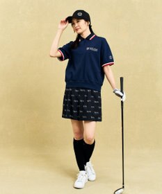23区GOLF 【WOMEN】ゆったりシルエット 半袖ゴルフポロシャツ