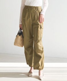 23区 L 【SLOW/一部店舗限定】ハイカウントギャバ パラシュート カーゴパンツ