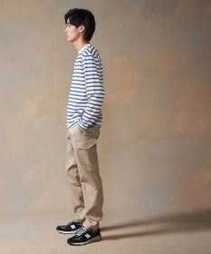 J.PRESS MEN 【J.PRESS USA】ボーダー刺繍ロングＴシャツ