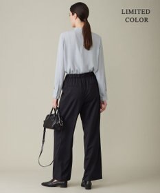 ICB 【WEB限定カラーあり・速乾・洗える】BackSatinAmunzen スカーフタイブラウス