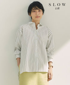 【即納】 23区 ニジュウサンク レギュラーカラーシャツ 長袖 ホワイト 38