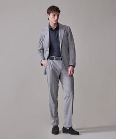 J.PRESS MEN プールに浮いているような快適な着心地【ストレッチ / 洗える / 吸水速乾/ 接触冷感】【J.PRESS-POOL WOOL】ジャージーセットアップ スラックス