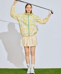 PW CIRCULUS 【ペチパンツ付】【WOMEN】アニマルドットフレアスカート ゴルフウェア レディース