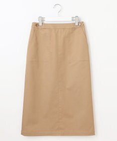 J.PRESS LADIES S 【洗える】シャンブレーサテン ナロー スカート