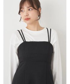 earth music&ecology ダブルストラップキャミワンピース