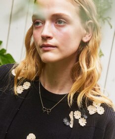 TOCCA GLITTER RIBBIN NECKLACE ネックレス