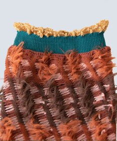 COQ ミケネコテイル リバーシブルファーソックス