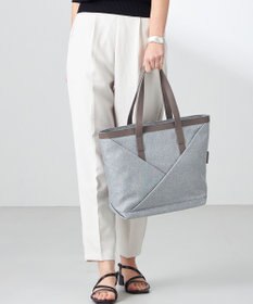 Y'SACCS リネンライク　イニシャルトート　Mサイズ