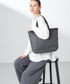 Y'SACCS リネンライク　イニシャルトート　Mサイズ