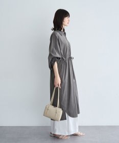 YECCA VECCA フェイクレザーミニボストンバッグ