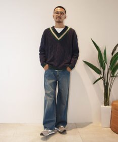 J.PRESS YORK STREET 【UNISEX】チルデンVネック ニット