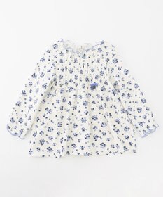 組曲 KIDS 【80-100cm】シャーリングブラウス Tシャツ