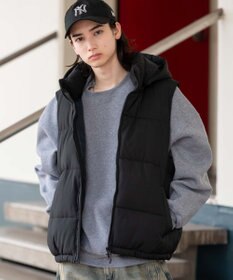 WEGO 【25年秋冬新作/ユニセックス着用ITEM/MLサイズ展開】2WAYパファーベスト