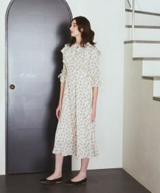 Maison de FLEUR フラワープリントワンピース